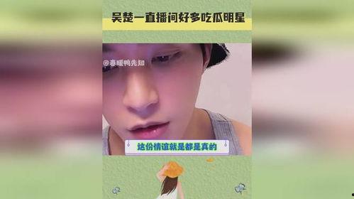 吴楚一直播吃瓜群众,吃瓜群众热议不断，揭秘明星幕后故事